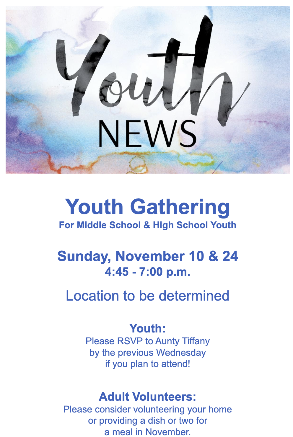 Youth Group Events Koloa Kauai Church